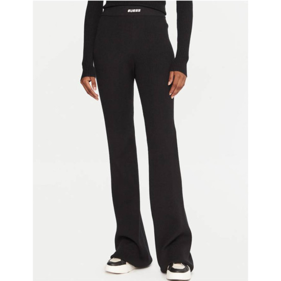 Guess Γυναικείο παντελόνι Flaminia Ribbed Flare Pants